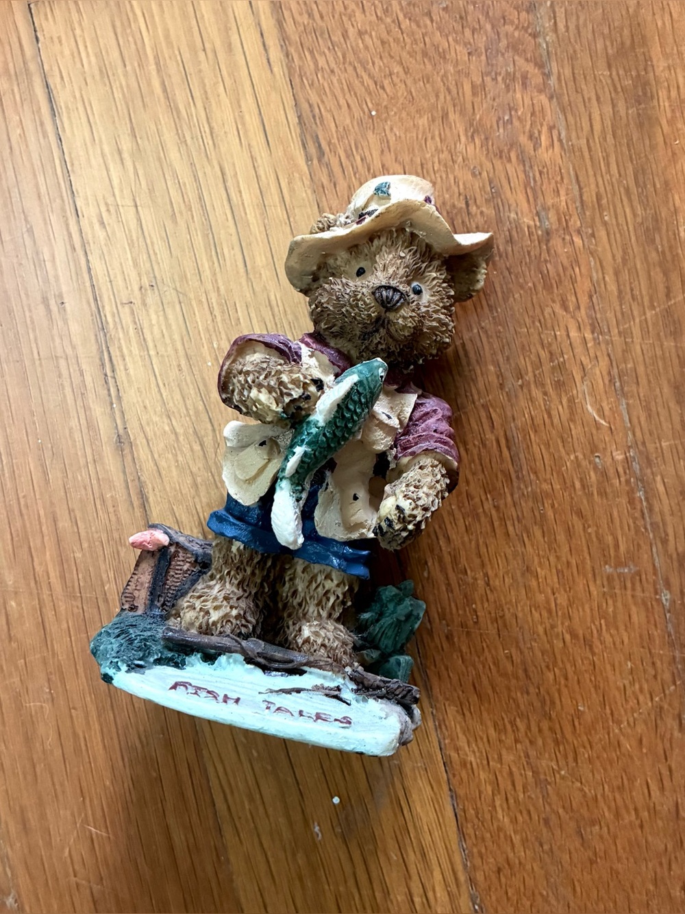Bear Fishing Statue